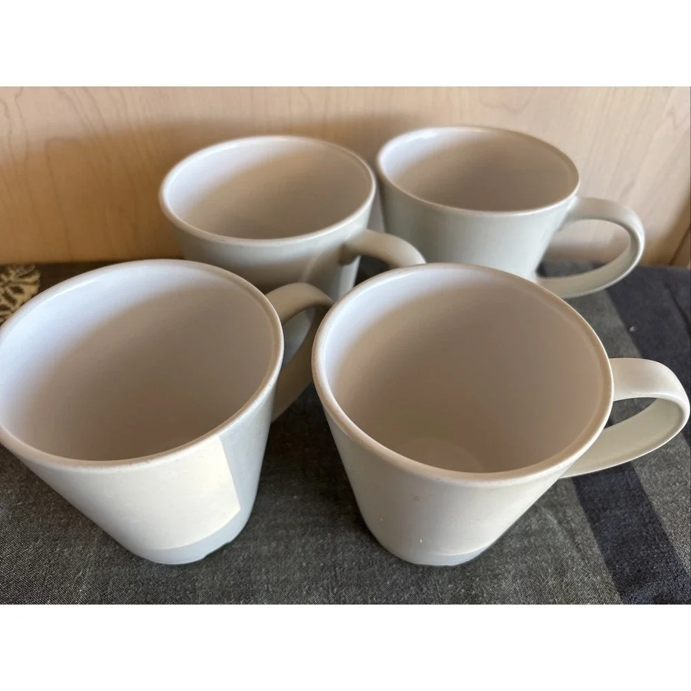 Set of Four (4) Ikea of Sweden Made In Thailand Stoneware Mug Coffee Tea #10866‎